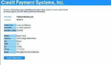 Обработка кредитных карт